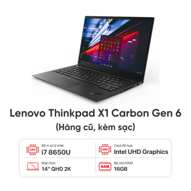 Lenovo Thinkpad X1 Carbon Gen 6