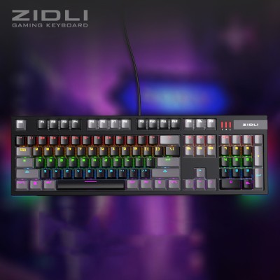 Bàn phím cơ có dây Gaming Zidli ZK27 (Quang cơ, Aluminum, IP68, RGB, USB Port)