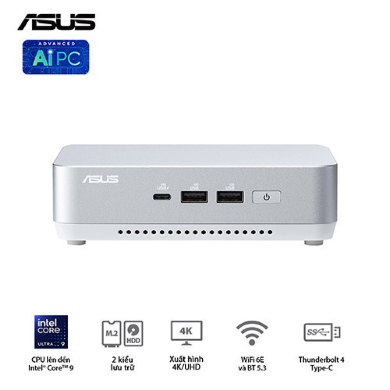 PC Mini Asus NUC 14 Pro Plus RNUC14RVSU500001I (Ultra 5 125H, Arc Graphics)