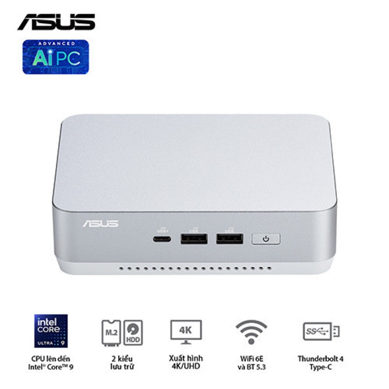 PC Mini Asus NUC 14 Pro Plus RNUC14RVSU500001I (Ultra 5 125H, Arc Graphics)