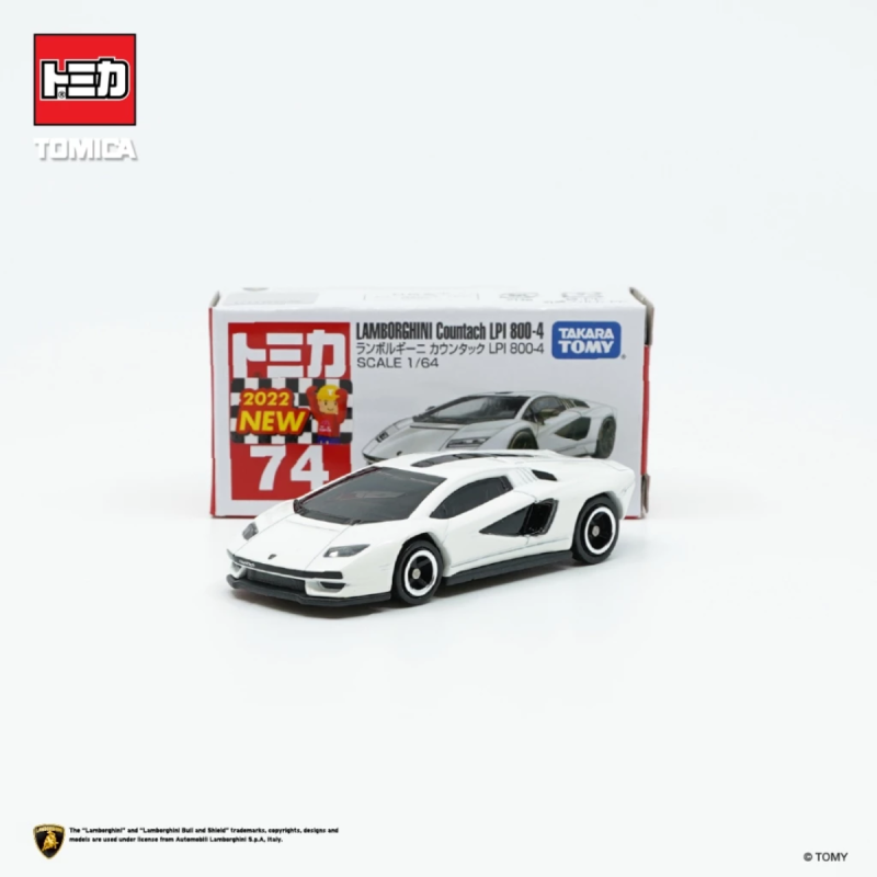 Mô hình Tomica No.74 Lamborghini Countach LPI800-4(Box) (4904810188131)
