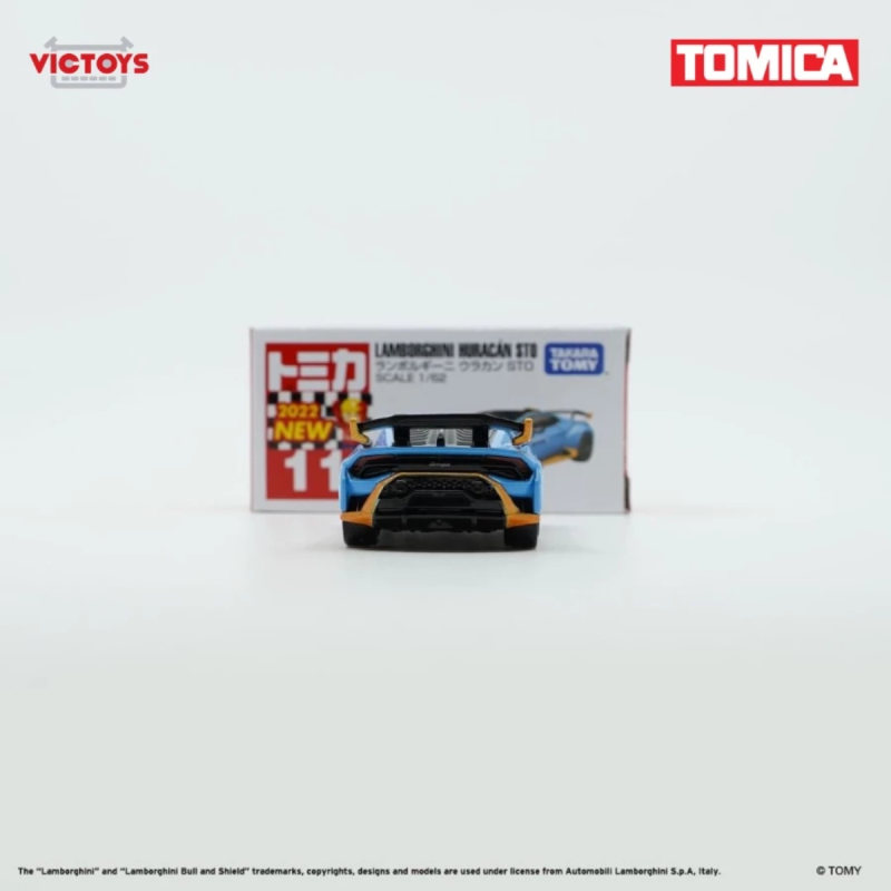 Mô hình Tomica No.11 Lamborghini Huracan STO (4904810174783)