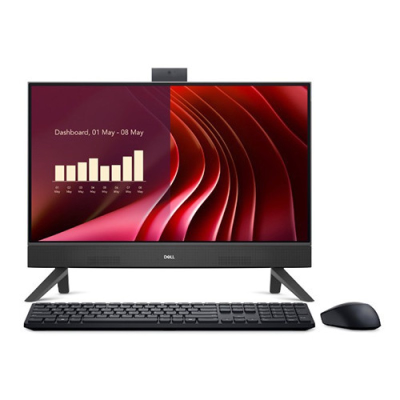 PC AIO Dell 24 EC24250 DR93T88 (Core 7 150U | 16GB | 512GB | 23.8 inch FHD | Win 11 | Office | Đen)
