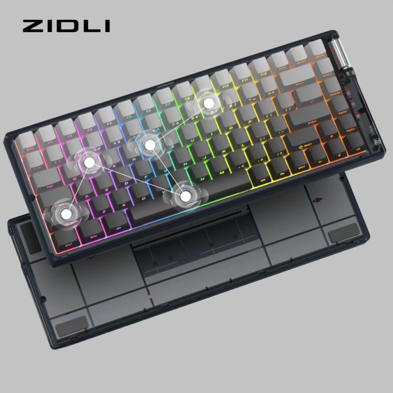Bàn phím cơ có dây Gaming Zidli K84 ( USB Port , Led )