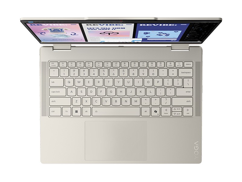 Lenovo Yoga 7 2in1 14ILL10 83JQ0093VN | Core Ultra 7 258V, 32GB, 1TB, Intel Arc Graphics 140V, 14inch 2.8K OLED Touch, Seashell