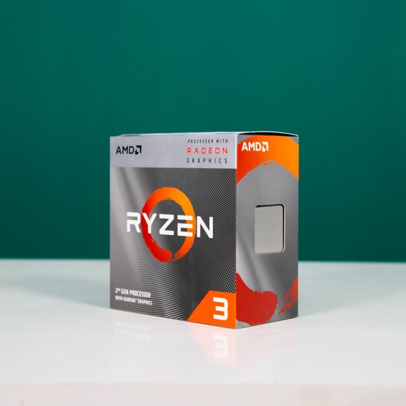 CPU AMD Ryzen 3 3200G (3.6 GHz Upto 4.0 GHz / 6MB / 4 Cores, 4 Threads / Radeon Vega 8 / 65W / Socket AM4)