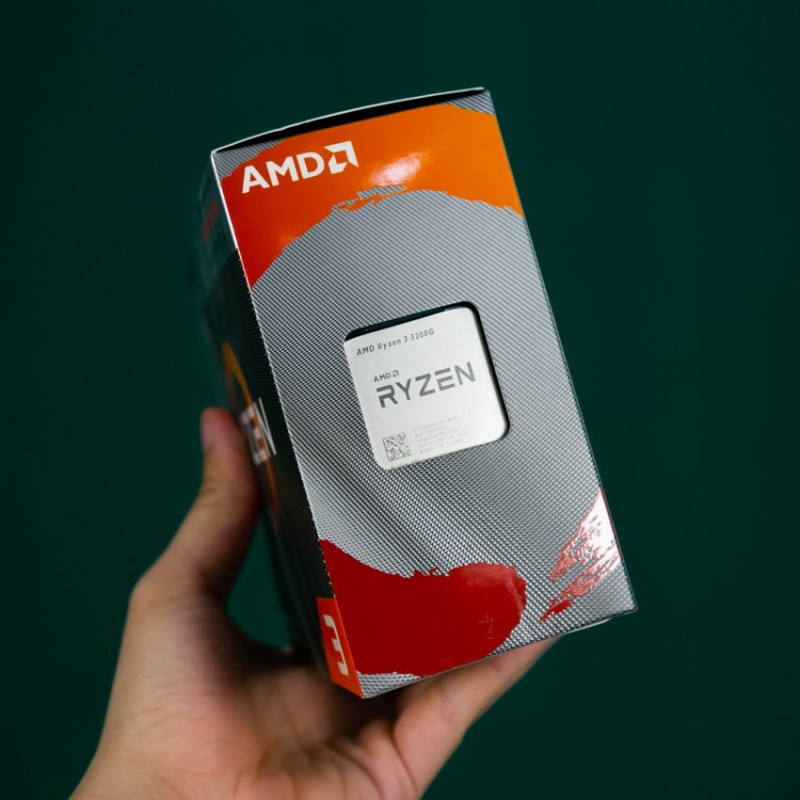 CPU AMD Ryzen 3 3200G (3.6 GHz Upto 4.0 GHz / 6MB / 4 Cores, 4 Threads / Radeon Vega 8 / 65W / Socket AM4)