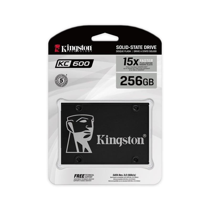 Ổ Cứng SSD KINGSTON SKC600 256GB 2.5 inch SATA III (Đọc 550MB/s - Ghi 500MB/s) - (SKC600/256GB)