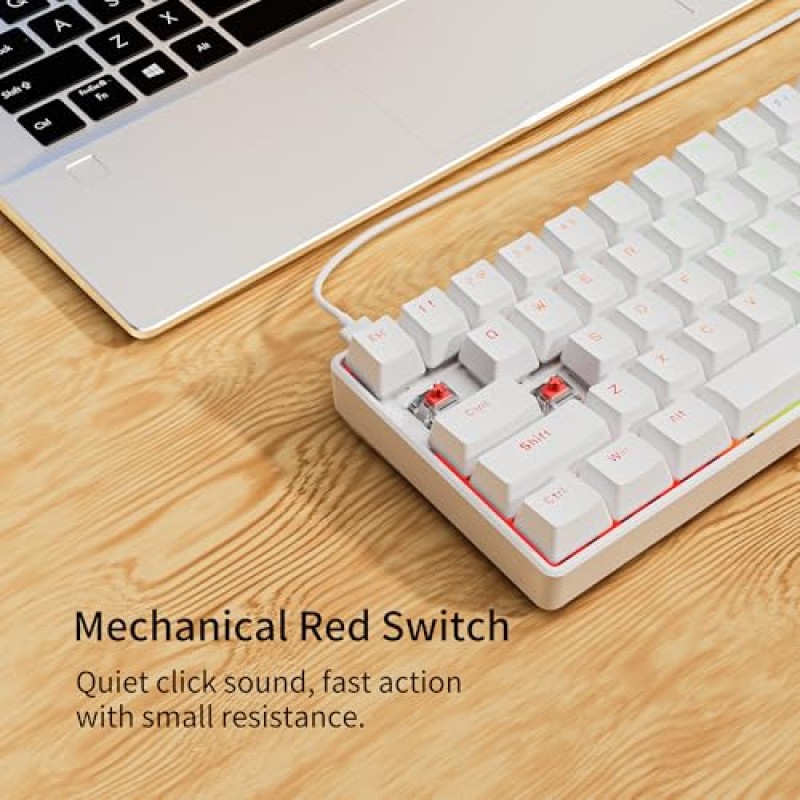 Bàn phím cơ có dây Mechanical Gaming Newmen GM611