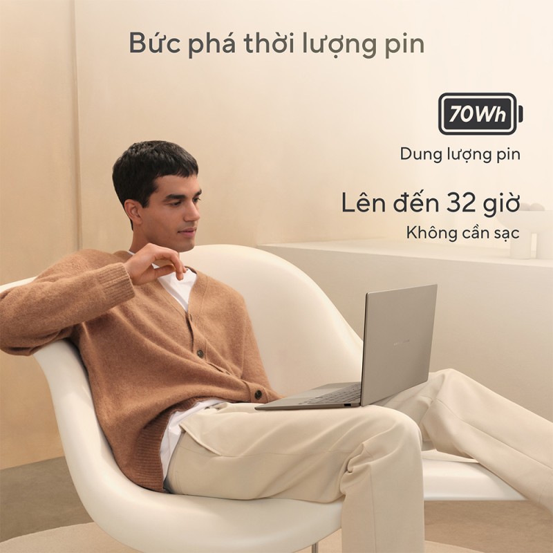 ASUS Zenbook 14 UX3407QA-QD299WS (Snapdragon® X X1 26 100 | 16GB | 512GB | Qualcomm® Adreno™ GPU | 14inch WUXGA OLED | Win 11 | Office | Be)