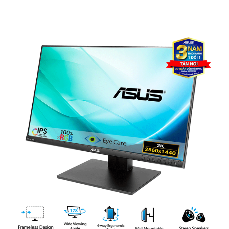 Màn hình Asus Pro Art PB258Q (25inch/QHD/IPS/80Hz/5ms)