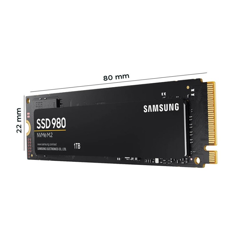 Ổ Cứng SSD Samsung 980 500GB – M.2 2280 PCIe Gen3 x4 (Đọc 3100MB/s - Ghi 2600MB/s) - (MZ-V8V500BW)