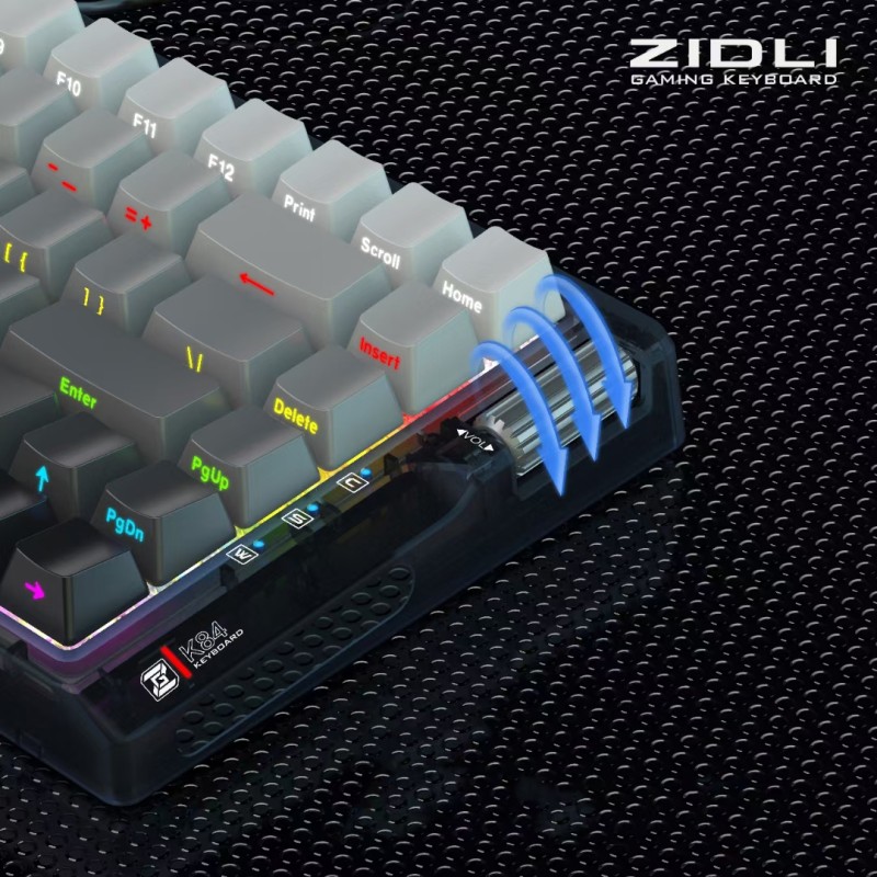 Bàn phím cơ có dây Gaming Zidli K84 ( USB Port , Led )