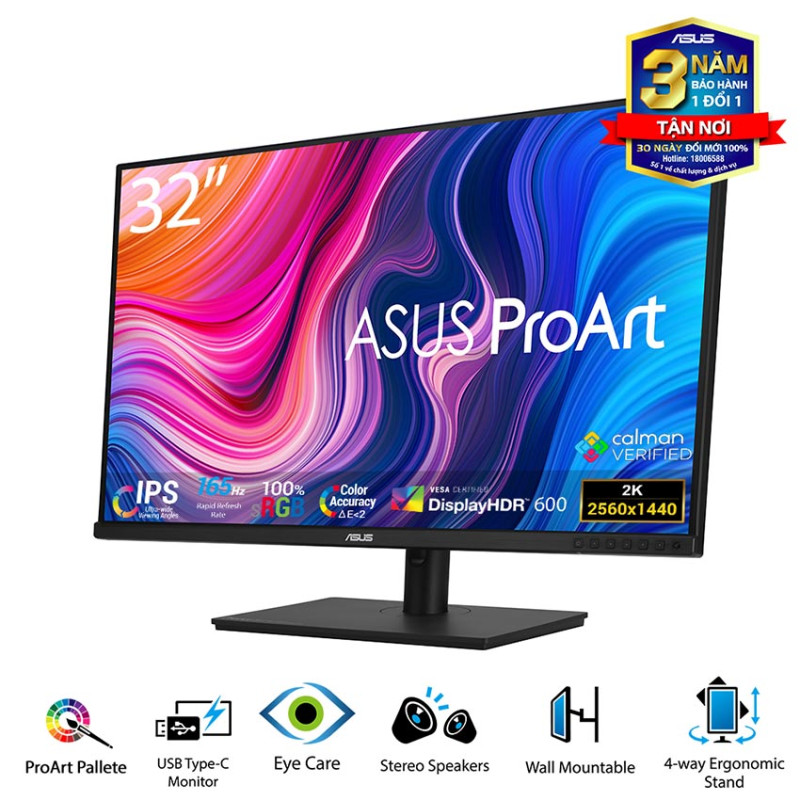 Màn hình ASUS ProArt PA328CGV (31.5 inch/WQHD/IPS/165hz/5ms)