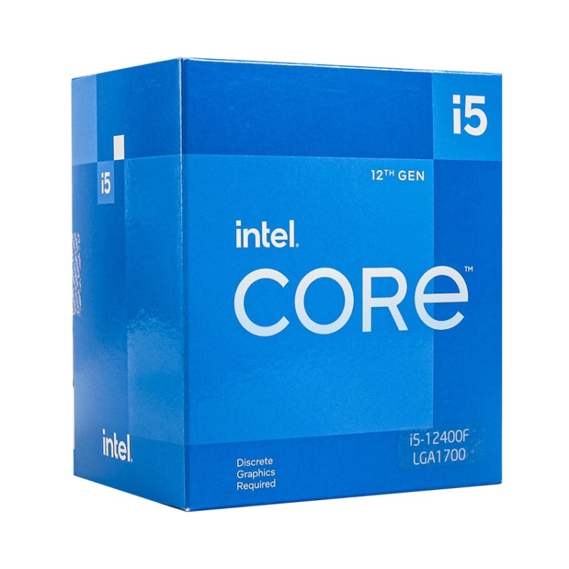 CPU Intel Core i5-12400F (Up to 4.4Ghz, 6 Nhân 12 Luồng, 18MB Cache, Socket Intel LGA 1700)