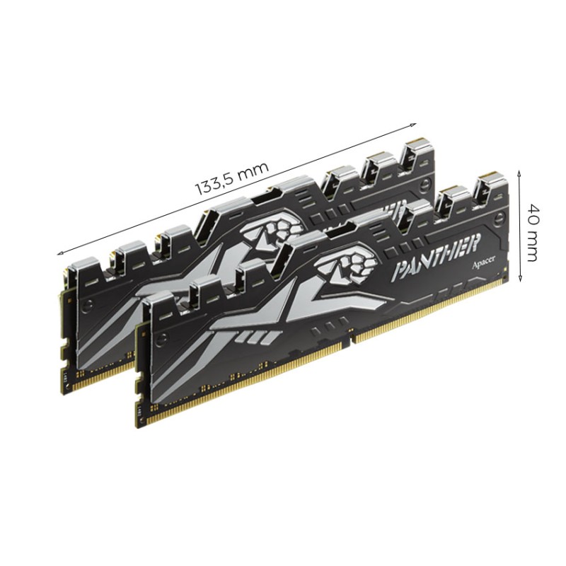 RAM Desktop Apacer OC Panther-Golden (AH4U16G32C28Y7GAA-1) 16GB (1x16GB) DDR4 3200Mhz