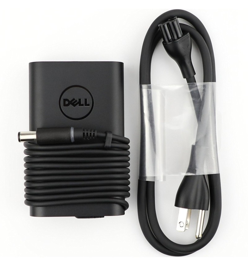 SẠC DELL 19.5V-3.34A 65W HÌNH OVAL - ĐẦU KIM LỚN 7.4*5.5mm - ZIN