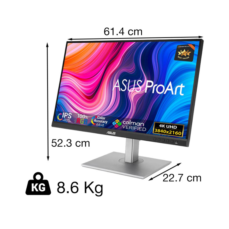 Màn hình ASUS ProArt PA279CV (27 inch/UHD/IPS/60Hz/5ms)