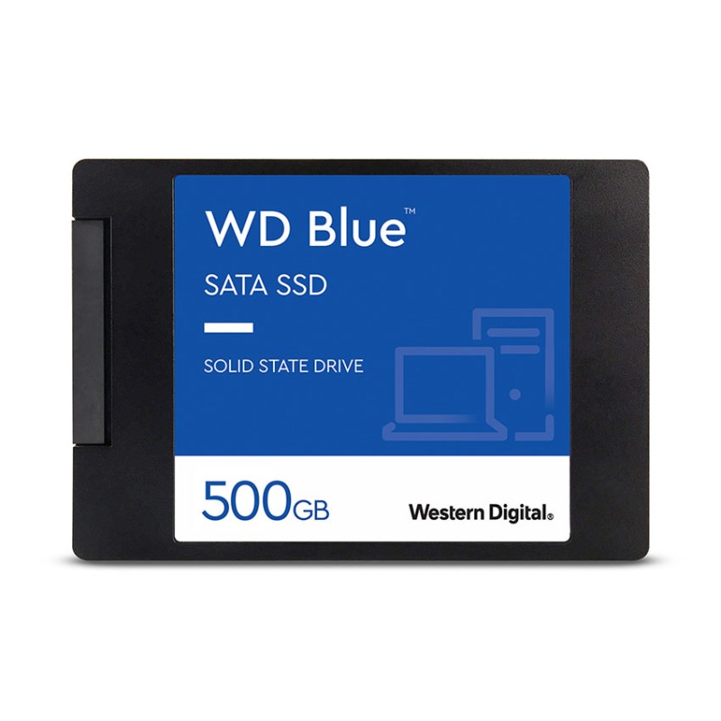 Ổ Cứng SSD WD Blue 500GB 2.5 inch SATA III (Đọc 560MB/s - Ghi 530MB/s) - (WDS500G3B0A)