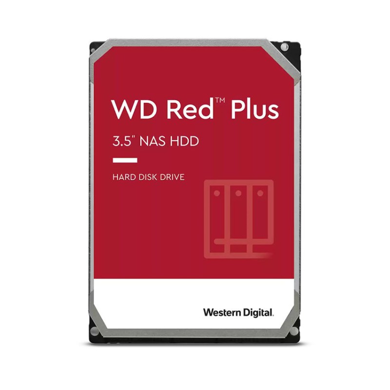 Ổ Cứng HDD WD 6TB Red Plus 3.5 inch, 5400RPM, SATA III, 256MB Cache (WD60EFPX)