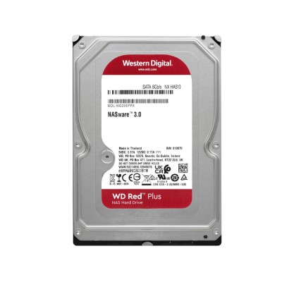 Ổ Cứng HDD WD 6TB Red Plus 3.5 inch, 5400RPM, SATA III, 256MB Cache (WD60EFPX)