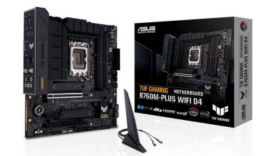 Mainboard ASUS TUF GAMING B550M-PLUS (AMD B550, Socket AM4, m-ATX, 4 khe RAM DRR4)