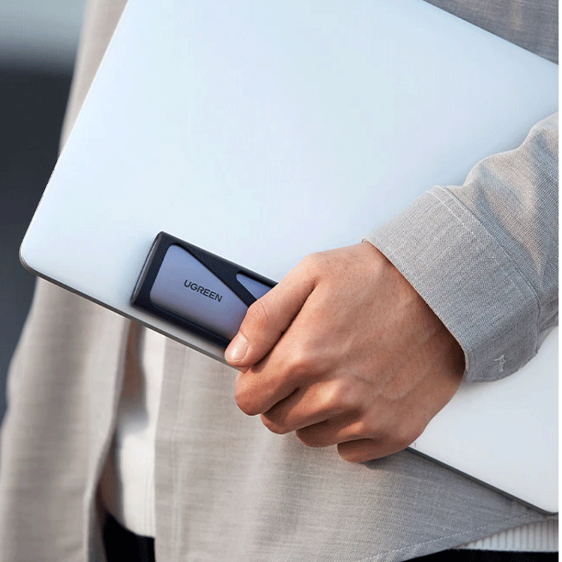 Hộp đựng ổ cứng SSD M.2 hỗ trợ NVME+SATA Ugreen 90264 tốc độ 10Gbps