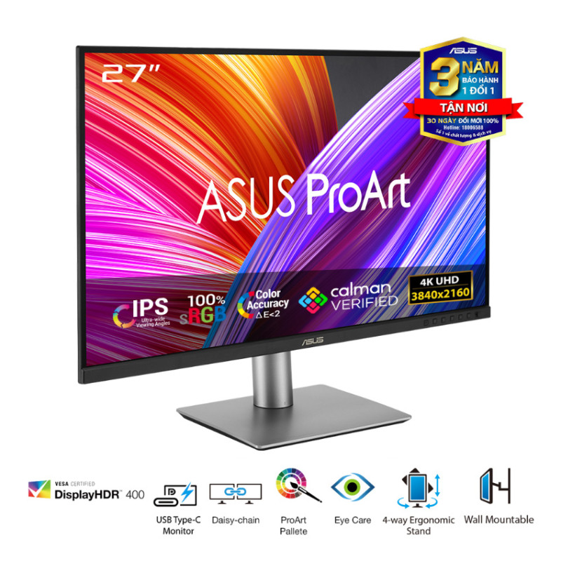 Màn hình ASUS ProArt PA279CRV (27 inch/UHD/IPS/60Hz/5ms)