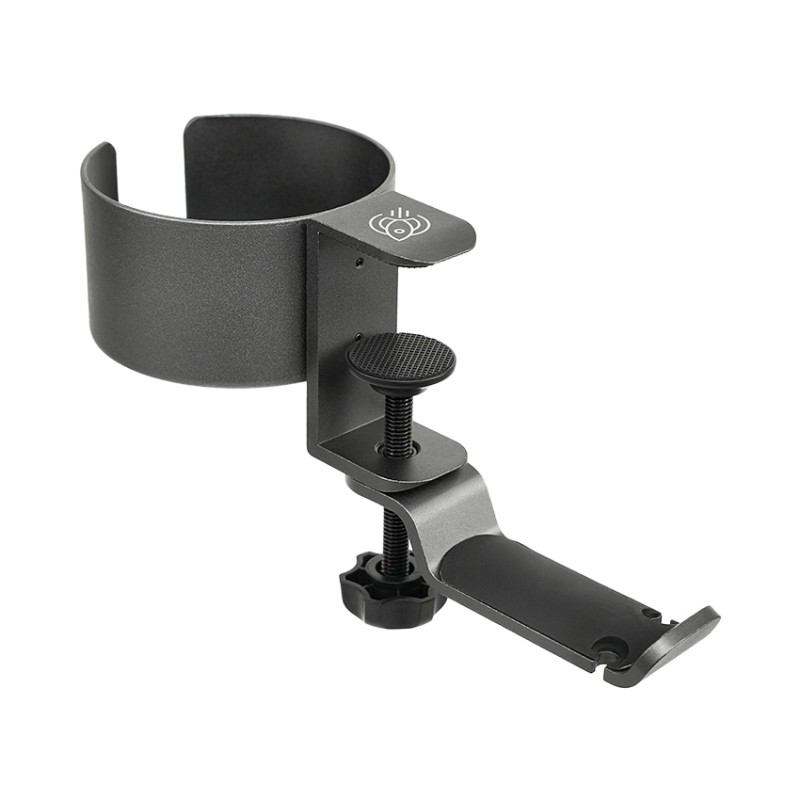 Giá đỡ cốc kẹp bàn HyperWork CH01 Xám Đen