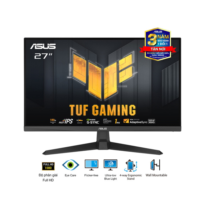 Màn hình ASUS TUF VG279Q3A (27 inch/FHD/Fast IPS/180Hz/1ms)