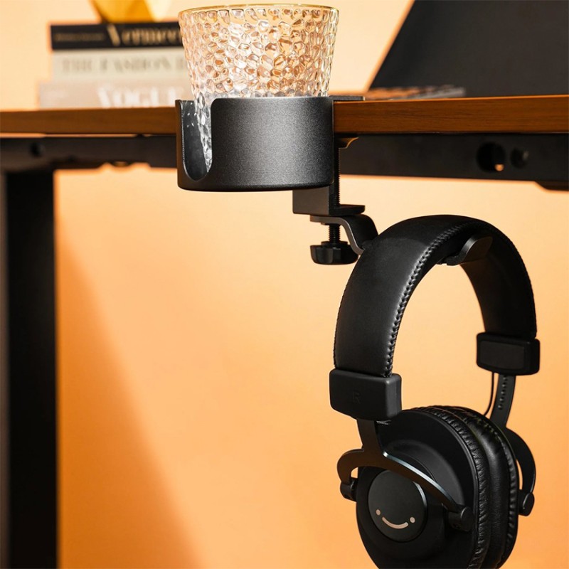 Giá đỡ cốc kẹp bàn HyperWork CH01 Đen