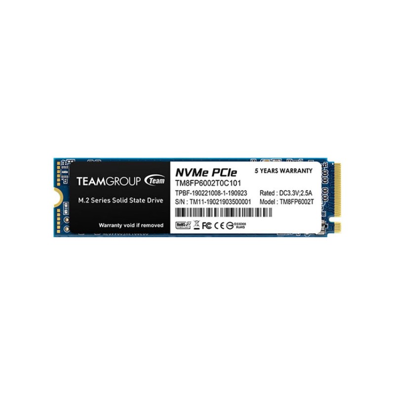 Ổ Cứng SSD TeamGroup MP33 256GB – M.2 2280 PCIe Gen3 x4 (Đọc 1600MB/s - Ghi 1000MB/s) - (TM8FP6256G0C101)