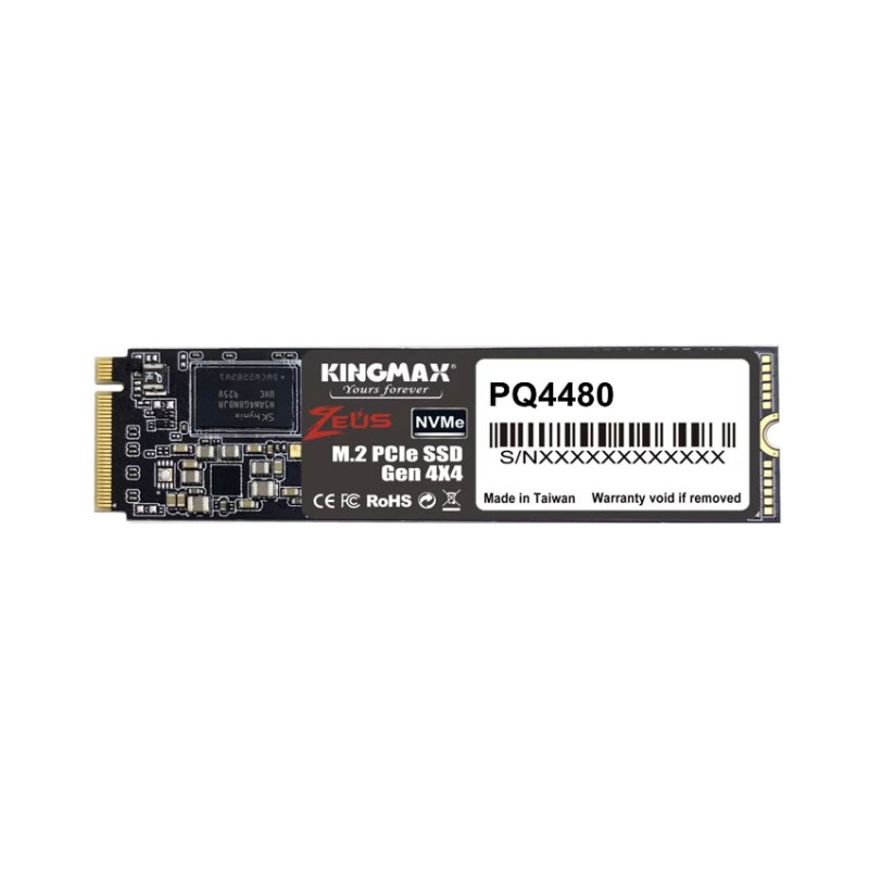 Ổ Cứng SSD KINGMAX Zeus PQ4480 500GB – M.2 2280 PCIe Gen4 x4 (Đọc 3500MB/s - Ghi 2400MB/s) - (KM500GPQ4480)