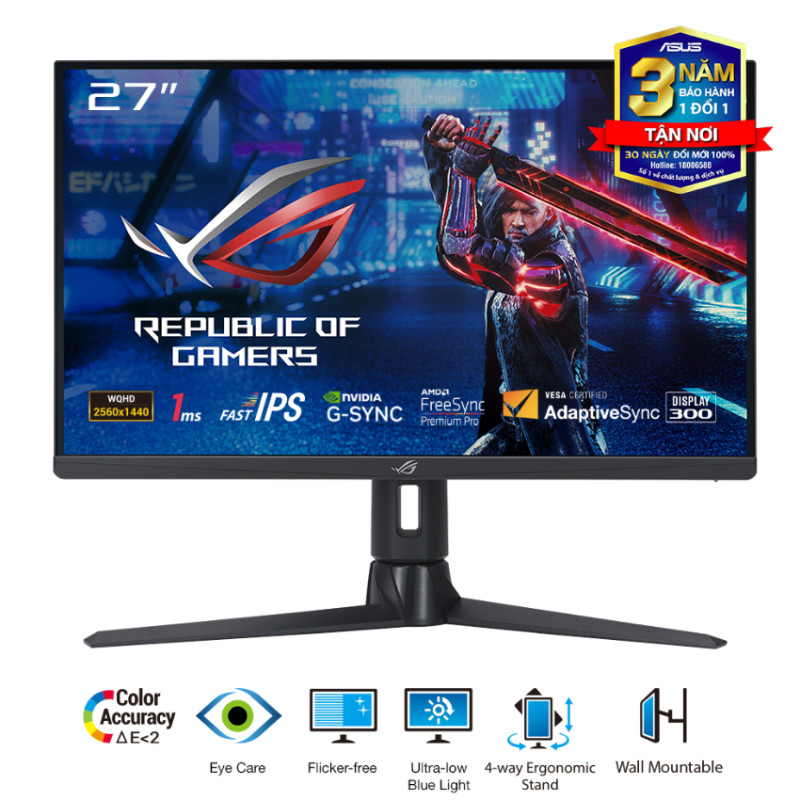 Màn hình ASUS ROG Strix XG27AQMR (27 inch/QHD/Fast IPS/300Hz/1ms)