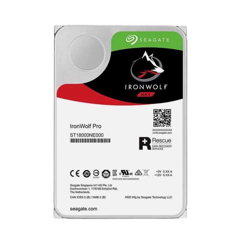 Ổ Cứng HDD SEAGATE Ironwolf Pro 20TB 3.5 inch, 7200RPM, SATA III, 256MB Cache (ST20000NT001)