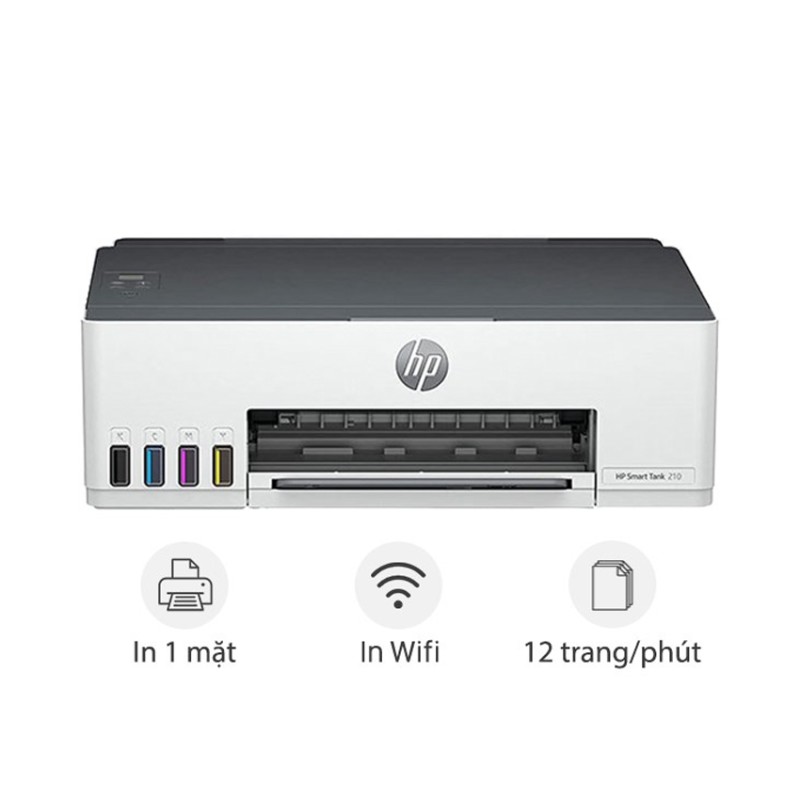 Máy in phun màu HP Smart Tank 210 (3D4L3A)