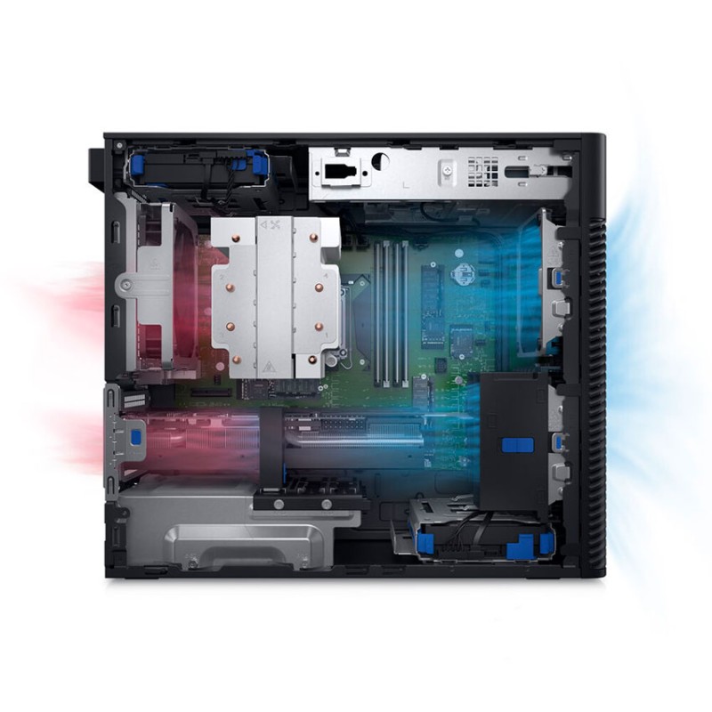 Workstation Dell Precision 3660 Tower (i5-13500/ 8GB 1x8GB DDR5 UD NECC/256GB SSD/1TB HDD/Nvidia T400 4GB/K+M/Ubuntu/300W) (42PT3660D20)