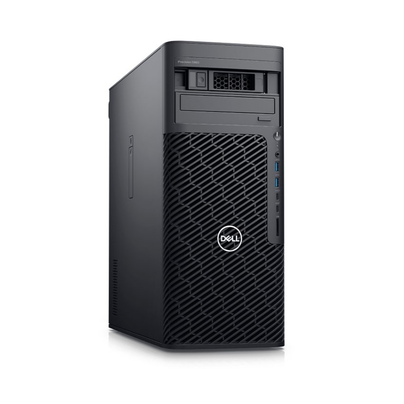 Workstation Dell Precision 5860 Tower (W3-2423/ 16GB 1x16GB DDR5 RDECC/512GB SSD+1TB SSD/Nvidia T400 4GB/K+M/Win11 ProW/Non DVD) (42PT586006)
