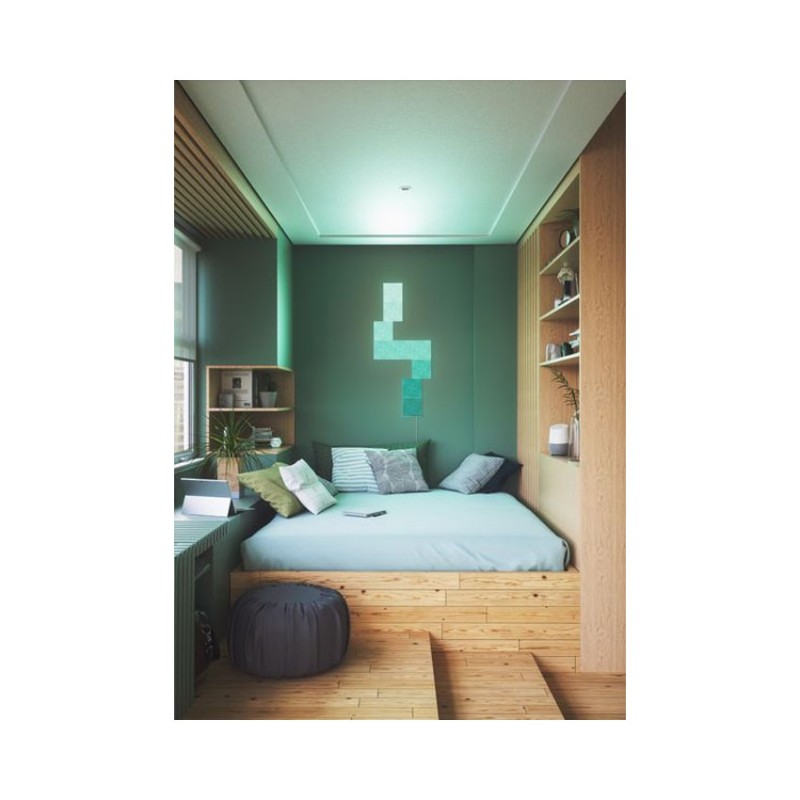 Đèn Thông Minh Nanoleaf Canvas Vuông 4 Miếng (Bộ Mở Rộng)