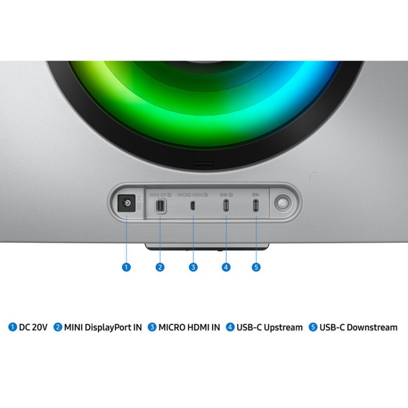 Màn hình Samsung Odyssey OLED G8 LS34BG850SEXXV (34 inch/WQHD/OLED/175Hz/0.1ms/cong)