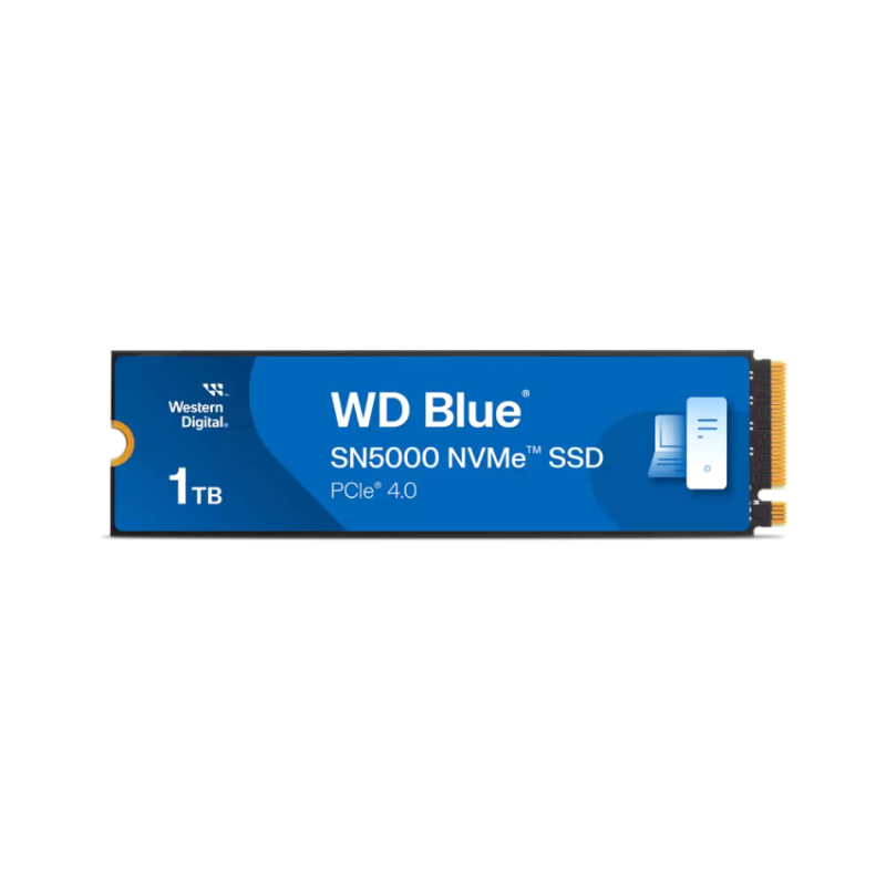 Ổ Cứng SSD WD SN5000 Blue 1TB – M.2 2280 PCIe Gen4 x4 (Đọc 5150MB/s - Ghi 4850MB/s) - (WDS100T4B0E)