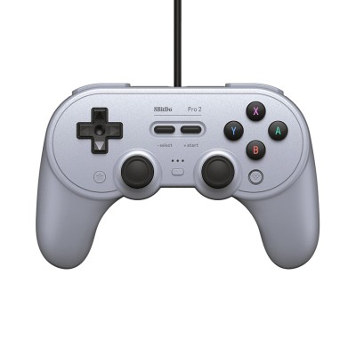 Tay cầm chơi game 8BitDo Pro 2 Wired Controller cho Nintendo Switch/Windows/Android/Raspberry Pi Màu Grey