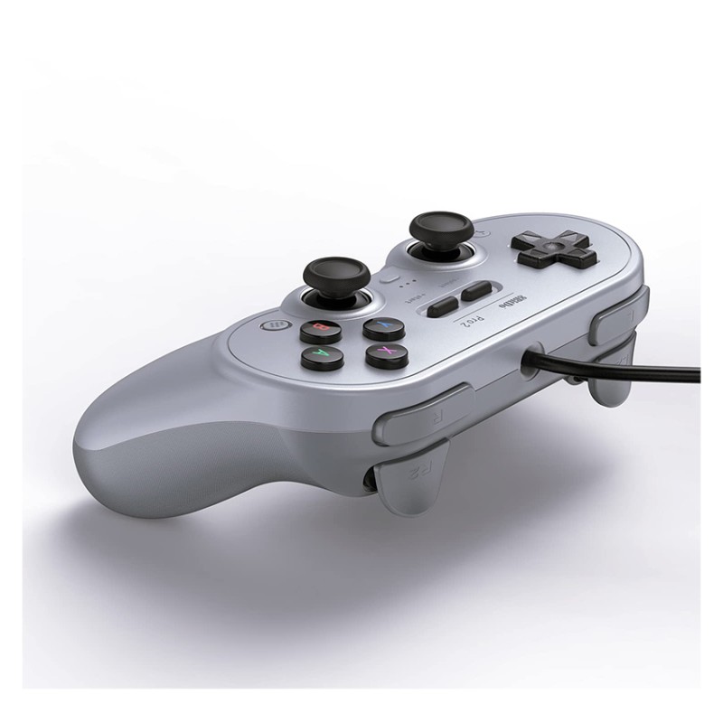 Tay cầm chơi game 8BitDo Pro 2 Wired Controller cho Nintendo Switch/Windows/Android/Raspberry Pi Màu Grey