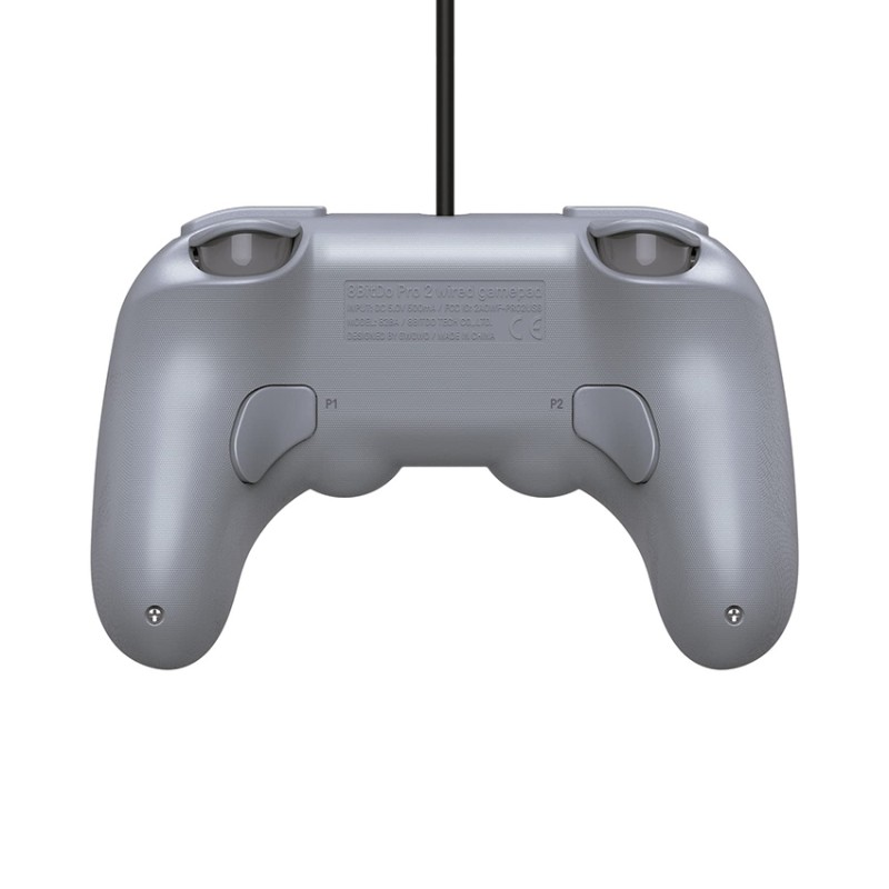 Tay cầm chơi game 8BitDo Pro 2 Wired Controller cho Nintendo Switch/Windows/Android/Raspberry Pi Màu Grey