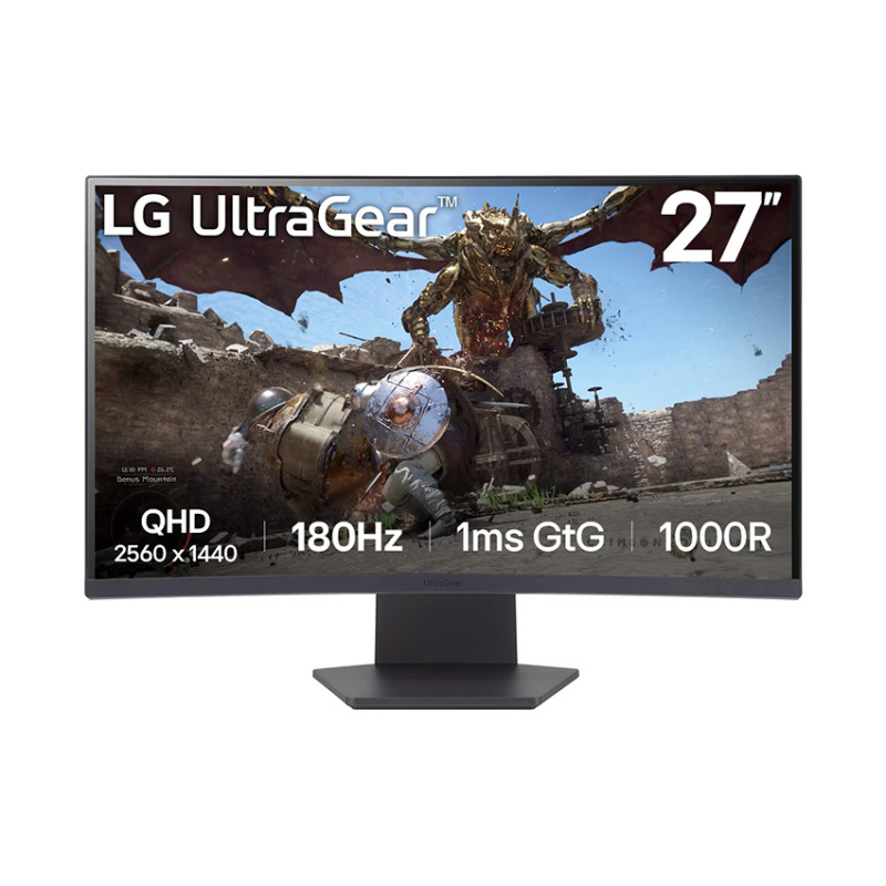 Màn hình LG UltraGear 27GS60QC-B (27 inch/QHD/VA/180Hz/1ms/cong)