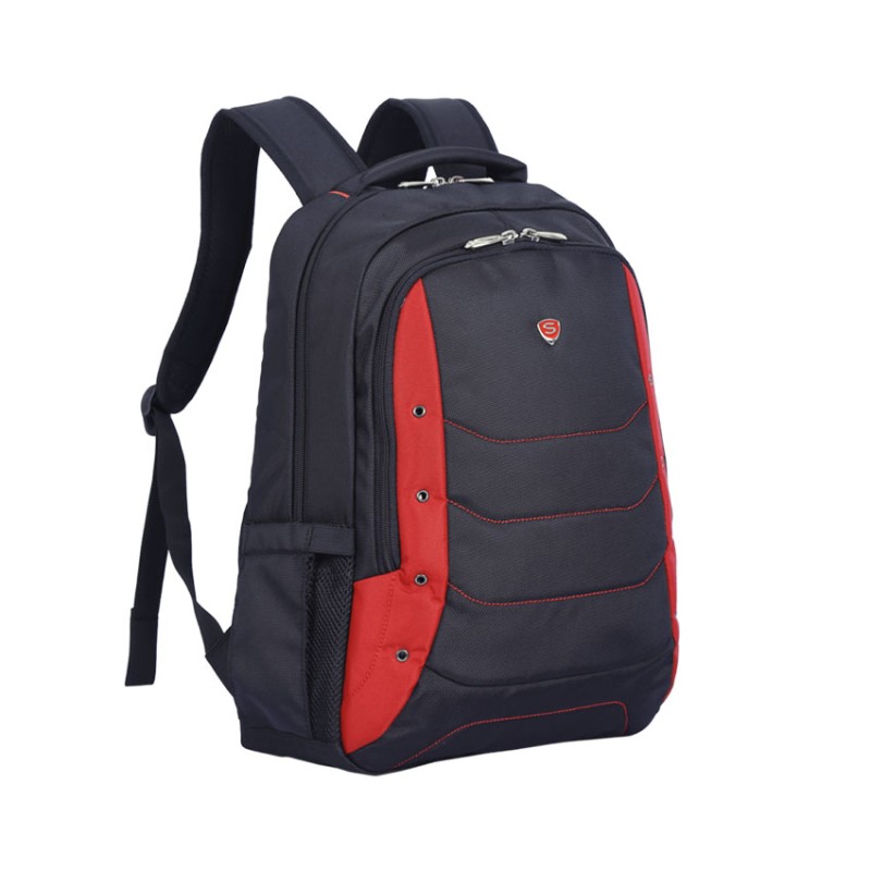 Balo laptop Sakos BRISK i15 NG00 (Đen đỏ)