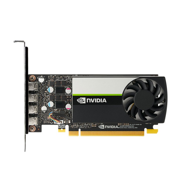 Card màn hình NVIDIA T1000 (4GB GDDR6, 128-bit, 4x mini DisplayPort) (Hàng chính hãng không vỏ hộp)
