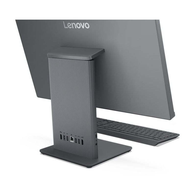 PC Lenovo AIO 24IRH9 (F0HN003MVN) (i5-13420H/16GB RAM/512GB SSD/23.8 FHD/WL+BT/K+M/Win11/Xám)