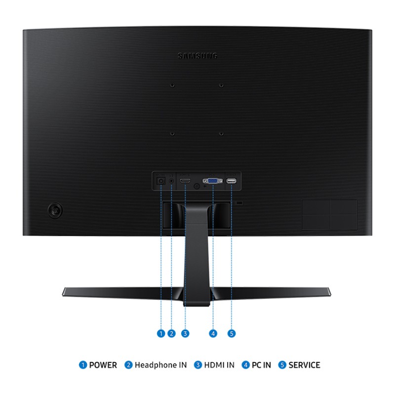 Màn hình Samsung LS24D366GAEXXV (24 inch/FHD/VA/100Hz/4ms/cong)