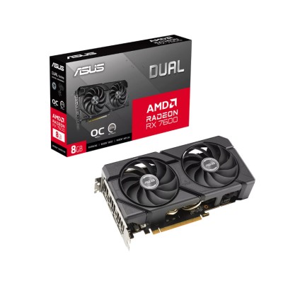 Card màn hình Asus DUAL RX 7600-O8G-EVO